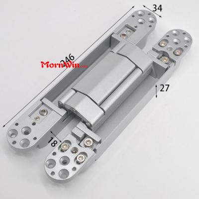 zinc alloy 3D adjustable concealed hinge 120 kg per 2 hinges